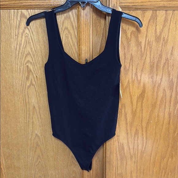 Free People Black Bodysuit Scoop Neck Timeless Design - Picture 1 of 4